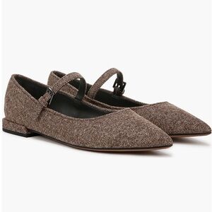 NEW! Franco Sarto Brown Mary Jane Flats